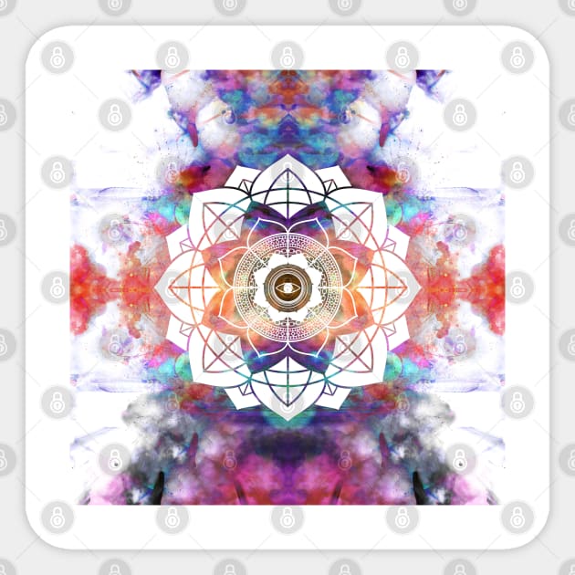 Nature Atmospheric Mandala 9 Sticker by infloence